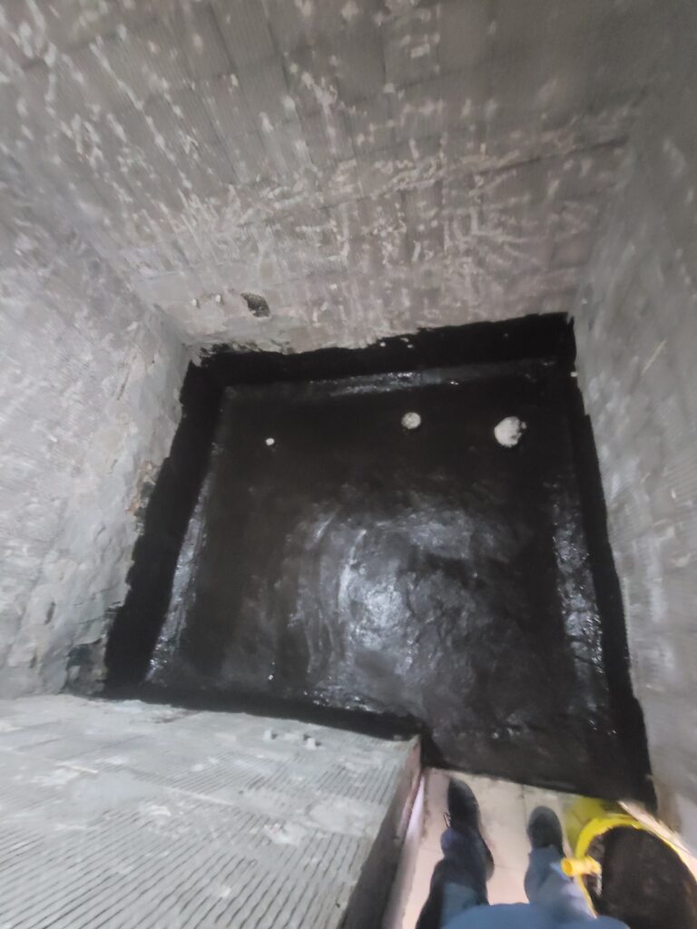 Water proofing washroom leakage fixing