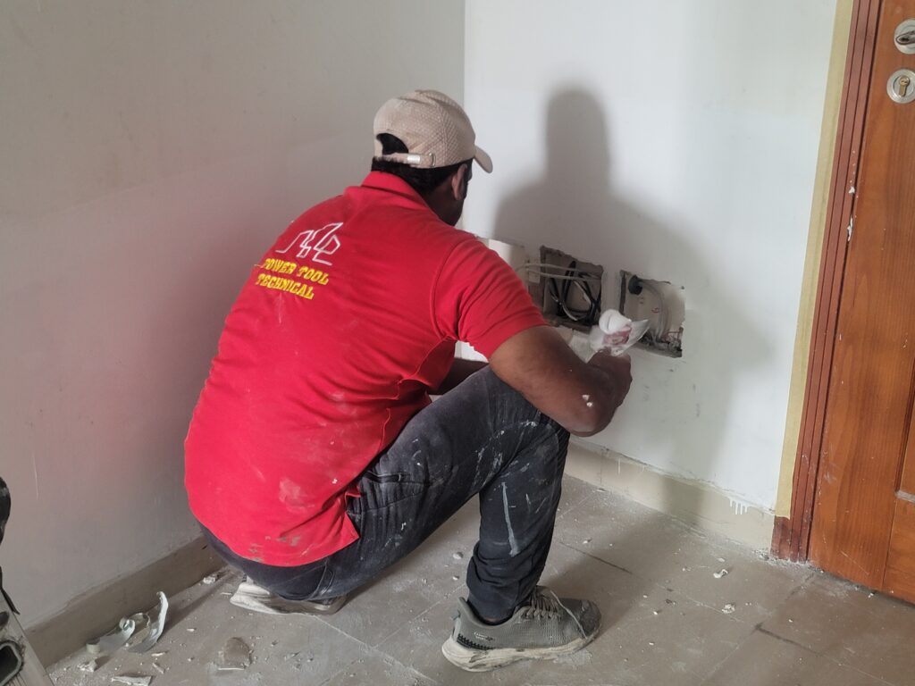 Paint work and seepage repair